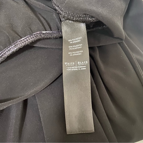 White House Black Market Halter Date Top Black Strappy Gold Accents XS Sexy - Picture 16 of 16